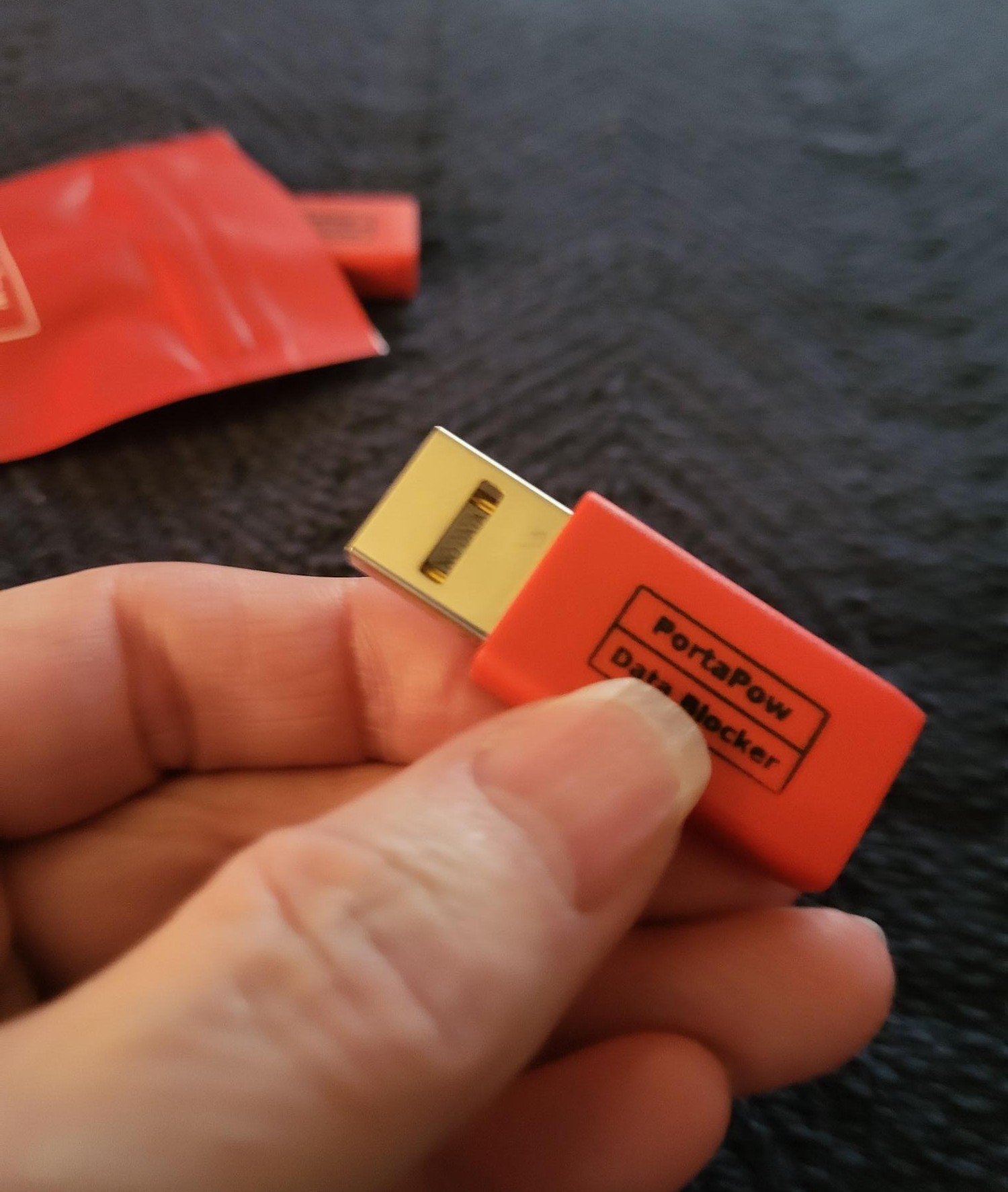 PortaPow Pure Data Blocker USB transparent 2-pack